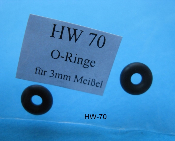 HW 70 – O-Ringe, Set, verschiedene Durchmesser